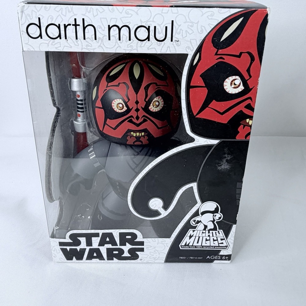 Star Wars DARTH MAUL Mighty Muggs 6" Vinyl Figure Sith Cloak Outfit‎